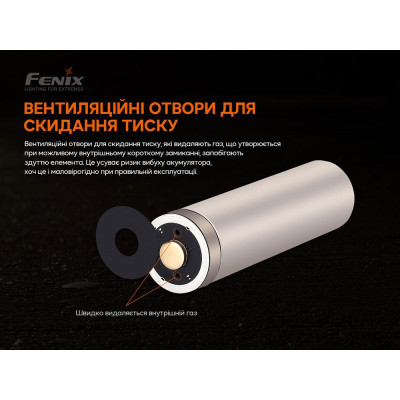 Аккумулятор Fenix 21700 ARB-L21-5000 V2.0 3.6V Черно-желтый (2472578059) Аккумулятор Fenix 21700 ARB-L21-5000 V2.0 3.6V Черно-желтый (2472578059)