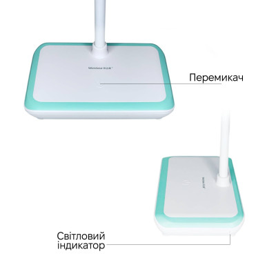 Настольная лампа Weidasi WD-6048 5W 153lm USB 5V White Настольная лампа Weidasi WD-6048 5W 153lm USB 5V White