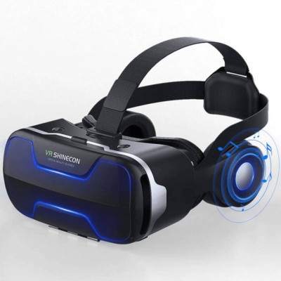 Очки-шлем виртуальной реальности Shinecon VR SC-G02ED Black