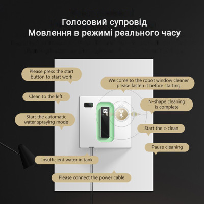 Робот для мойки окон Inspire SQ cleaner HCR-21 White Робот для мойки окон Inspire SQ cleaner HCR-21 White