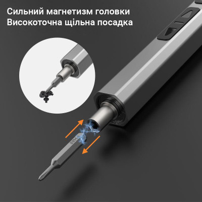 Электрическая смарт отвертка с аккумулятором Kingsdun 82в1 (МТ82) Электрическая смарт отвертка с аккумулятором Kingsdun 82в1 (МТ82)