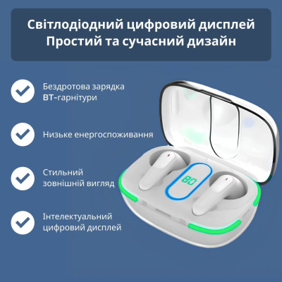 Бездротові навушники-крапельки Inspire PRO70 White Бездротові навушники-крапельки Inspire PRO70 White