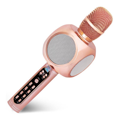 Беспроводной караоке микрофон Magic Karaoke YS-90 Pro Pink