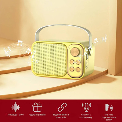 Портативная караоке-система Inspire YS-105 Gold Портативная караоке-система Inspire YS-105 Gold