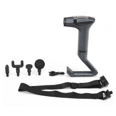 Ручной аккумуляторный массажный пистолет для всего тела Inspire SL-887 Grey