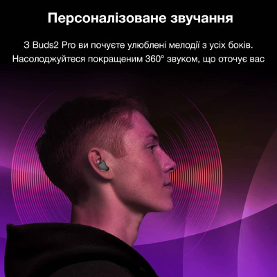 Бездротові навушники Inspire Buds2 Pro Black Бездротові навушники Inspire Buds2 Pro Black