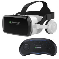 Окуляри віртуальної реальності Shinecon SC-G04BS+SC-B01 Чорно-білий