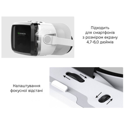 Очки виртуальной реальности Shinecon SC-G04BS+SC-B01 Черно-белый Очки виртуальной реальности Shinecon SC-G04BS+SC-B01 Черно-белый