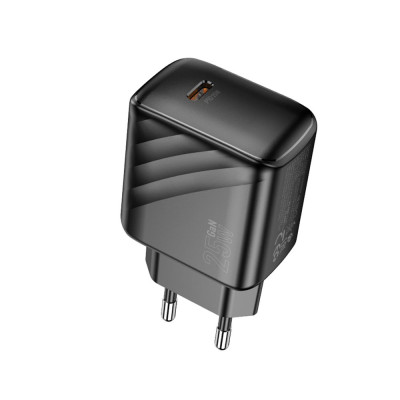 Зарядний пристрій Hoco CS24A PPS 3.3-11V 2.75A PD/QC 20W 1USB-C Black (35884_3605554) Зарядний пристрій Hoco CS24A PPS 3.3-11V 2.75A PD/QC 20W 1USB-C Black (35884_3605554)