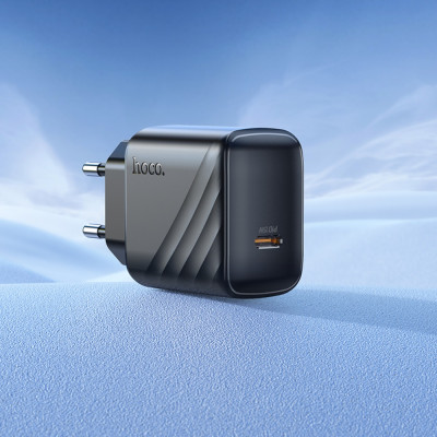 Зарядний пристрій Hoco CS24A PPS 3.3-11V 2.75A PD/QC 20W 1USB-C Black (35884_3605554) Зарядний пристрій Hoco CS24A PPS 3.3-11V 2.75A PD/QC 20W 1USB-C Black (35884_3605554)