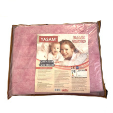 Электрическая двуспальная простынь YASAM 120х160 см Розовый (YM2301-01)