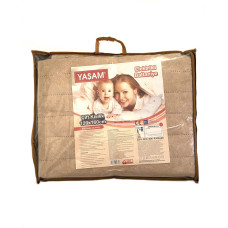 Электрическая двуспальная простынь YASAM 120х160 см Коричневый (YM2301-02)