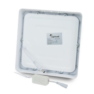 Світильник світлодіодний Lightwell LW-SQ-SRF-18 18 W Білий (295940) Світильник світлодіодний Lightwell LW-SQ-SRF-18 18 W Білий (295940)