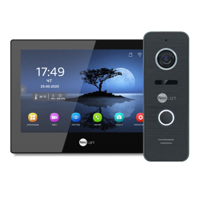 Комплект видеодомофона NeoLight Alpha Hybrid HD KIT 8