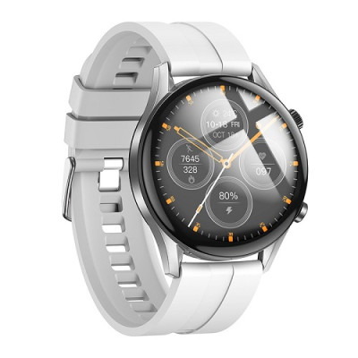 Смарт часы Hoco Y7 Pro Smart Watch IP67 Bluetooth V5.0 240mAh Silver