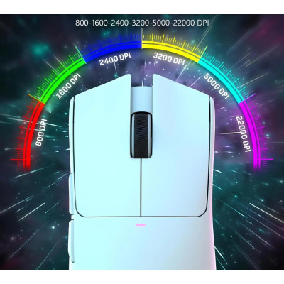 Миша бездротова ігрова Attack Shark X11 PAW3311 22000 DPI 2,4G+Bluetooth White Миша бездротова ігрова Attack Shark X11 PAW3311 22000 DPI 2,4G+Bluetooth White