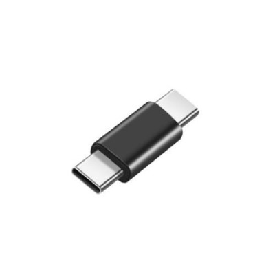 Адаптер-перехідник PWR Type-C-тато на Type-C-тато Black (H051309)