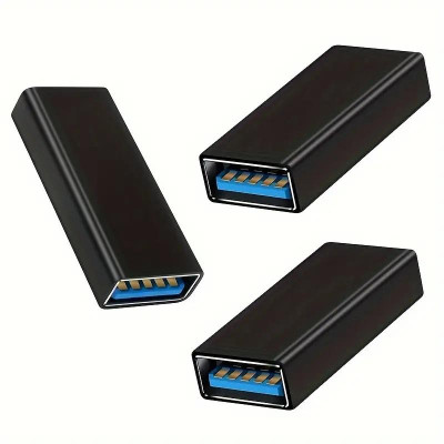 Адаптер-перехідник PWR USB-мама на USB-мама 3.0 Black (H051313) Адаптер-перехідник PWR USB-мама на USB-мама 3.0 Black (H051313)