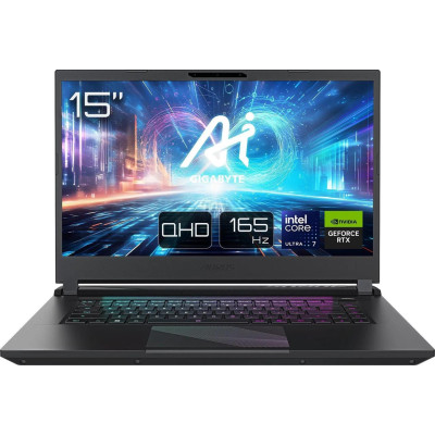 Ноутбук Gigabyte AORUS 15 BKG 2024 Core Ultra 7 155H/4.8 ГГц/RTX 4060/8 ГБ.16/1000 ГБ Refurbished