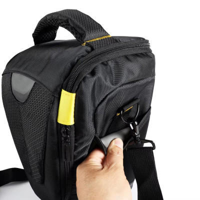 Сумка для фотоаппарата Nikon 31х18х22 см Black-Yellow (IBF082BY) Сумка для фотоаппарата Nikon 31х18х22 см Black-Yellow (IBF082BY)