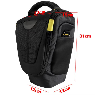 Сумка для фотоаппарата Nikon 31х18х22 см Black-Yellow (IBF082BY) Сумка для фотоаппарата Nikon 31х18х22 см Black-Yellow (IBF082BY)