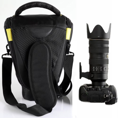 Сумка для фотоаппарата Nikon 31х18х22 см Black-Yellow (IBF082BY) Сумка для фотоаппарата Nikon 31х18х22 см Black-Yellow (IBF082BY)
