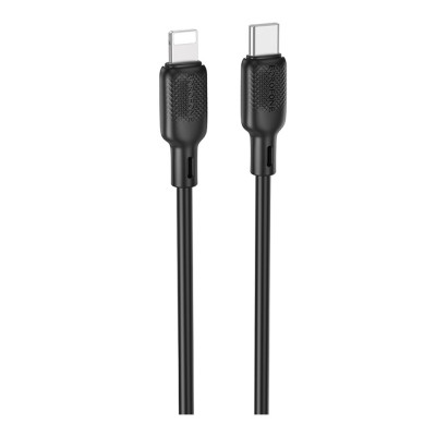 Кабель синхронизации Borofone BX113 Silicone PD27W Type-C to Lightning 3m Black (35551_3346713) Кабель синхронизации Borofone BX113 Silicone PD27W Type-C to Lightning 3m Black (35551_3346713)