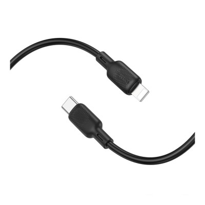 Кабель синхронизации Borofone BX113 Silicone PD27W Type-C to Lightning 2m Black (35598_3346763) Кабель синхронизации Borofone BX113 Silicone PD27W Type-C to Lightning 2m Black (35598_3346763)