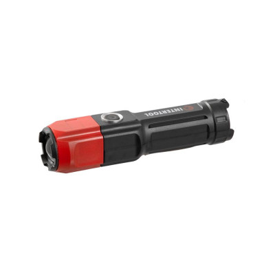 Фонарь ручной Intertool 3Вт 120Лм 1200мAч Черно-красный (LB-0120) Фонарь ручной Intertool 3Вт 120Лм 1200мAч Черно-красный (LB-0120)