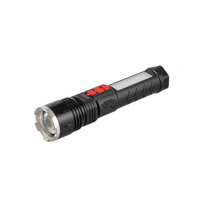 Фонарь ручной Intertool 10Вт 650Лм 1800мAч Черный (LB-0125)