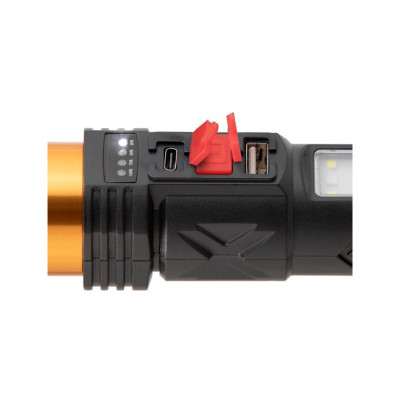Фонарь ручной Intertool 10Вт 650Лм 1800мAч Чорний (LB-0125) Фонарь ручной Intertool 10Вт 650Лм 1800мAч Чорний (LB-0125)