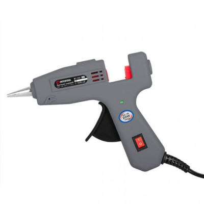 Пистолет клеевой INTERTOOL RT-1101 230 В 20 Вт Серый (50230)
