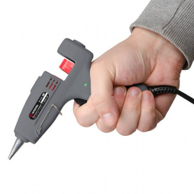 Пистолет клеевой INTERTOOL RT-1101 230 В 20 Вт Серый (50230) Пистолет клеевой INTERTOOL RT-1101 230 В 20 Вт Серый (50230)