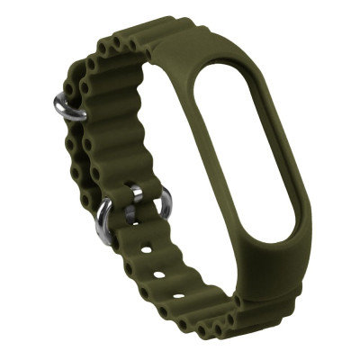 Ремінець MI Ocean band Xiaomi Mi Band 3/Mi Band 4/Mi Band 5/Mi Band 6/Mi Band 7 Green (32366_2917257)