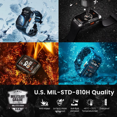 Смарт-часы тактические Kospet Tank X2 ULTRA Black (KTX0002UB) Смарт-часы тактические Kospet Tank X2 ULTRA Black (KTX0002UB)