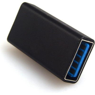 Переходник BIN USB-мама на USB-мама 3.0 Black (С051313)