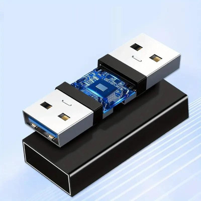 Переходник BIN USB-мама на USB-мама 3.0 Black (С051313) Переходник BIN USB-мама на USB-мама 3.0 Black (С051313)