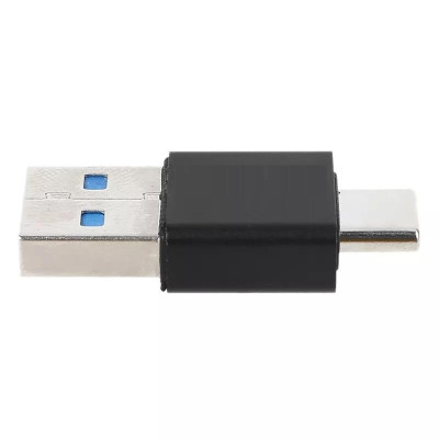 Переходник BIN USB-папа на Type-C-папа Black (C051311) Переходник BIN USB-папа на Type-C-папа Black (C051311)
