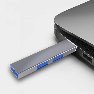 Адаптер переходник GT Type-C 3.1 на USB 3.0 Тёмно-серый (С051249) Адаптер переходник GT Type-C 3.1 на USB 3.0 Тёмно-серый (С051249)