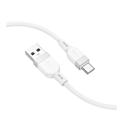 Кабель синхронизации Hoco X109 Silicone USB to Type C 3A 1 м White (35930_3605836)
