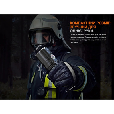 Ліхтар ручний Fenix LR36R 160.7х56.2х55.1 мм Чорний (1047-LR36R) Ліхтар ручний Fenix LR36R 160.7х56.2х55.1 мм Чорний (1047-LR36R)
