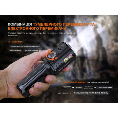 Ліхтар ручний Fenix LR36R 160.7х56.2х55.1 мм Чорний (1047-LR36R) Ліхтар ручний Fenix LR36R 160.7х56.2х55.1 мм Чорний (1047-LR36R)