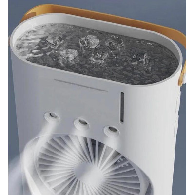 Вентилятор настольный OPT-TOP Double-ended Spray Fan двойной с охлаждением LED подсветка Пульт ДУ Белый (2104618502) Вентилятор настольный OPT-TOP Double-ended Spray Fan двойной с охлаждением LED подсветка Пульт ДУ Белый (2104618502)