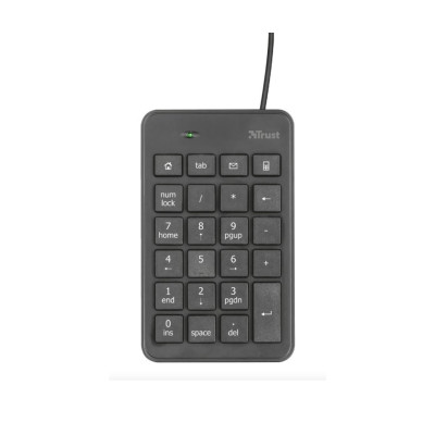 Клавіатура мембранна Trust Xalas 22221 USB-A Numeric Keypad 23 Key USB-A Чорний (2553905194)