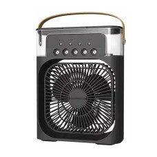 Міні-кондиціонер Air Cooler Fan із зволожувачем повітря USB 21х26х9 см Чорний (3_06242)