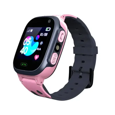 Смарт-годинник дитячий Smart Z1GPS 4G з камерою SIM-карта силіконовий ремінець Pink (17639-hbr)