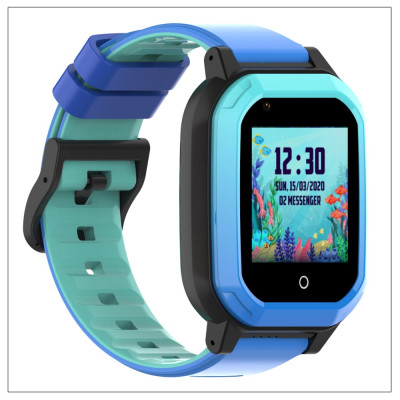 Смарт-часы детские Wonlex KT20 с камерой WI-FI GPS SIM-карта видеозвонок Blue (17767-hbr)