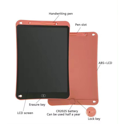 Графічний планшет для малювання Writing Tablet 22 х 32,7 см 15 Red (Н050953)