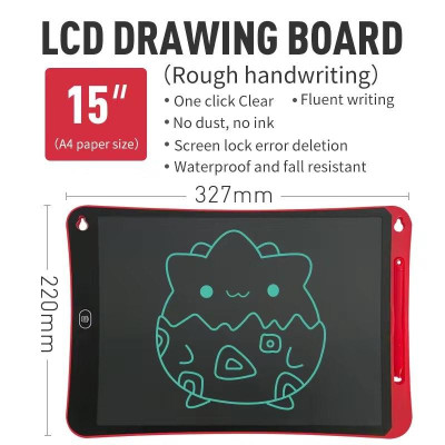 Графічний планшет для малювання Writing Tablet 22 х 32,7 см 15 Red (Н050953)