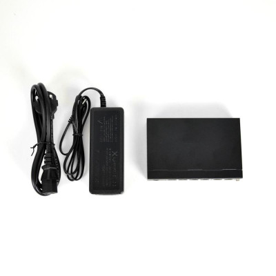 PoE AF комутатор 6-портовий некерований Atis PoE-1006-4P/250m/8L Чорний (11840) PoE AF комутатор 6-портовий некерований Atis PoE-1006-4P/250m/8L Чорний (11840)